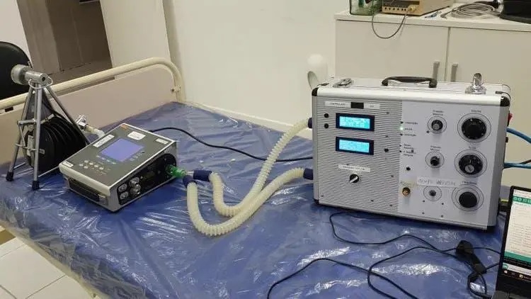 Ventilador pulmonar criado na UFSC - Foto Divulgação UFSC