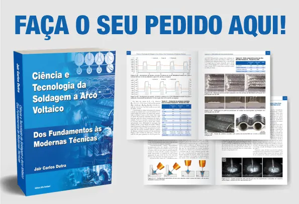 Imagem divulgacao do livro Ciência e Tecnologia da Soldagem a Arco Voltaico: dos Fundamentos às Modernas Técnicas
