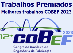 Em segunda edição consecutiva, trabalho de membros do LABSOLDA recebe prêmio de melhor artigo no Congresso Brasileiro de Engenharia de Fabricação ABCM – COBEF 2023