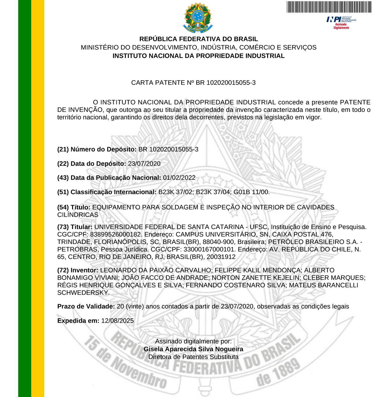 2025 Patente Equipamento CSI 01
